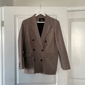 Maje puppytooth blazer size 40